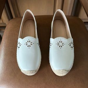NWT kate spade leather espadrilles